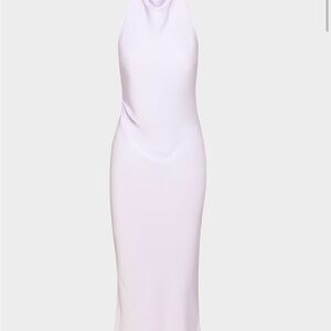 Aritzia Lilac Halter Midi Dress